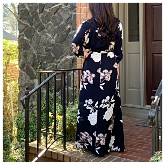 ✨PARIS✨LAST ONE✨Gorgeous Tie waist maxi dress - Picture 4 of 8